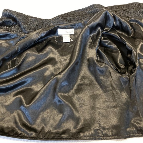 Vintage Evening Jacket Spiegel RARE NWOT Soutache Portrait Collar M - Picture 12 of 14